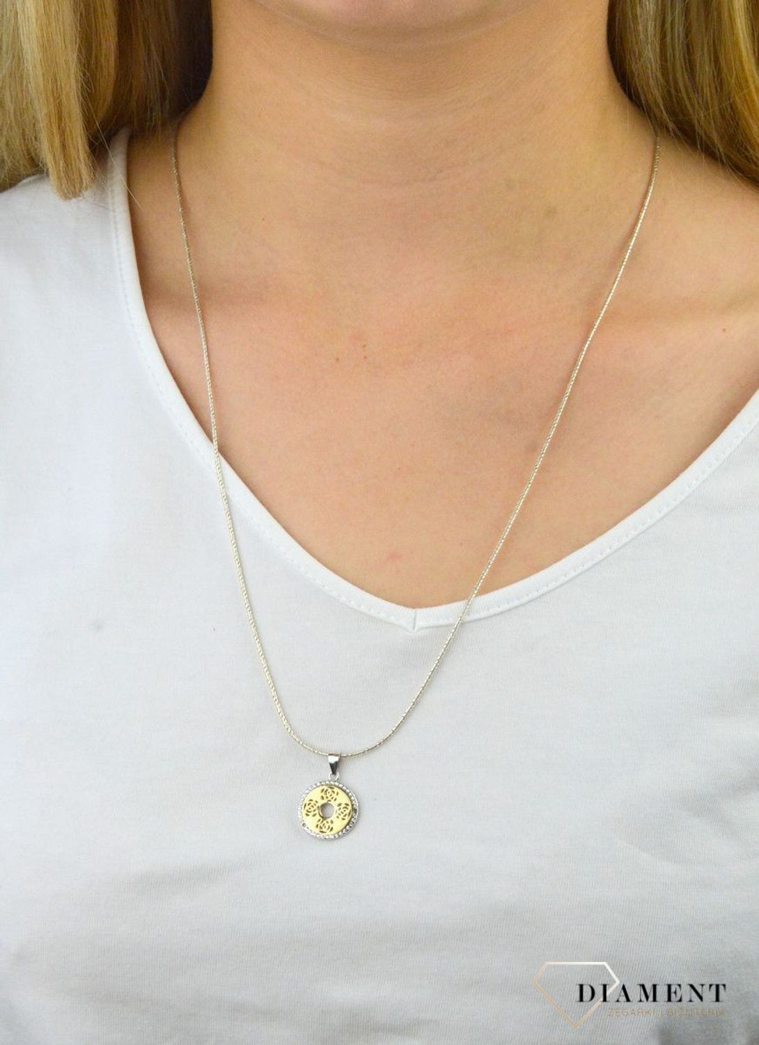 Łańcuszek srebrny lineczka 1,1mm DIA-LAN-5881-925 1,1mm.  Łańcuszek srebrny linka. Łańcuszek srebrny damski. Łańcuszek o splocie linki. Łańcuszek damski biżuteryjny. Delikatny łańcuszek srebrny. Idealny pom (1).jpg